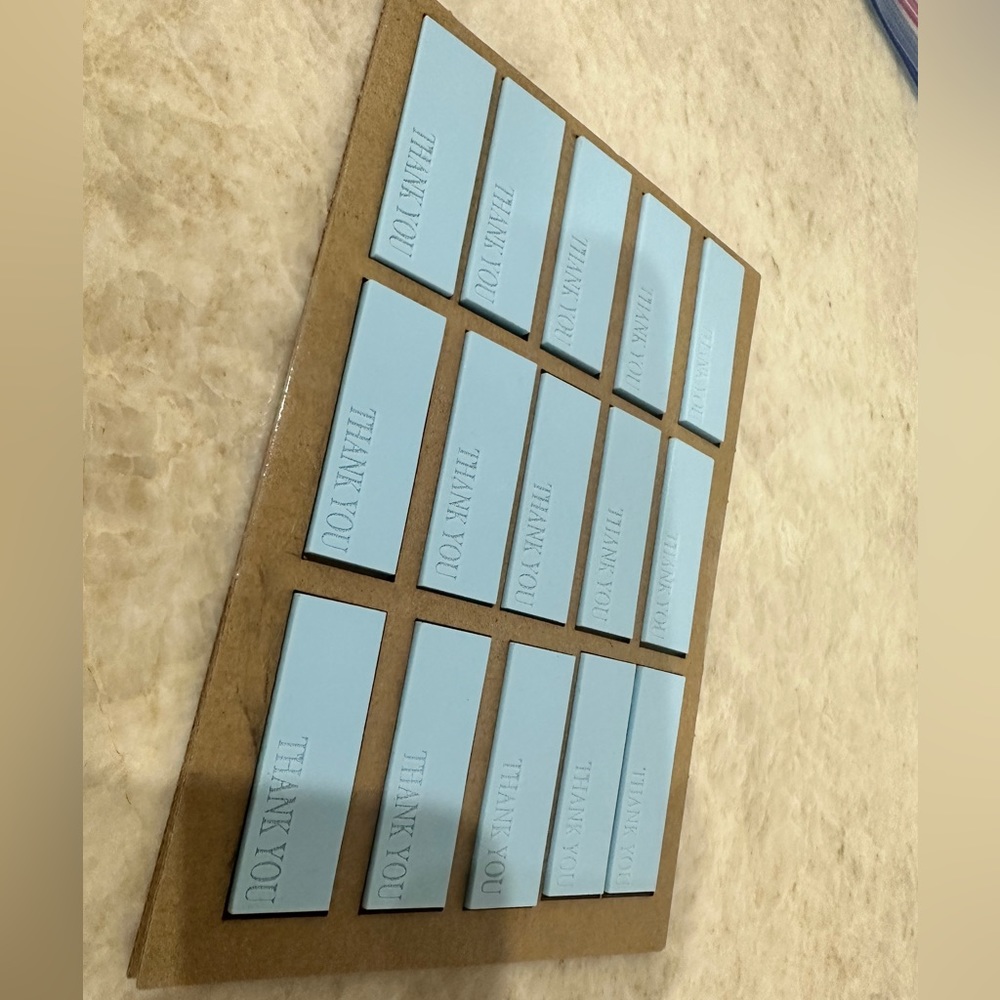 Thank you acrylic signs